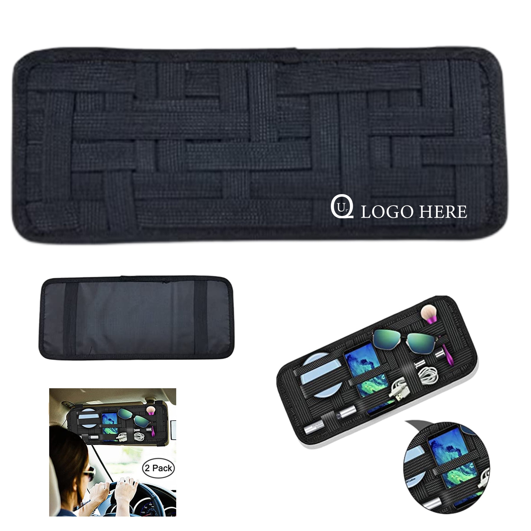 13.58 X 5.31 Inch Car Visor Organizer