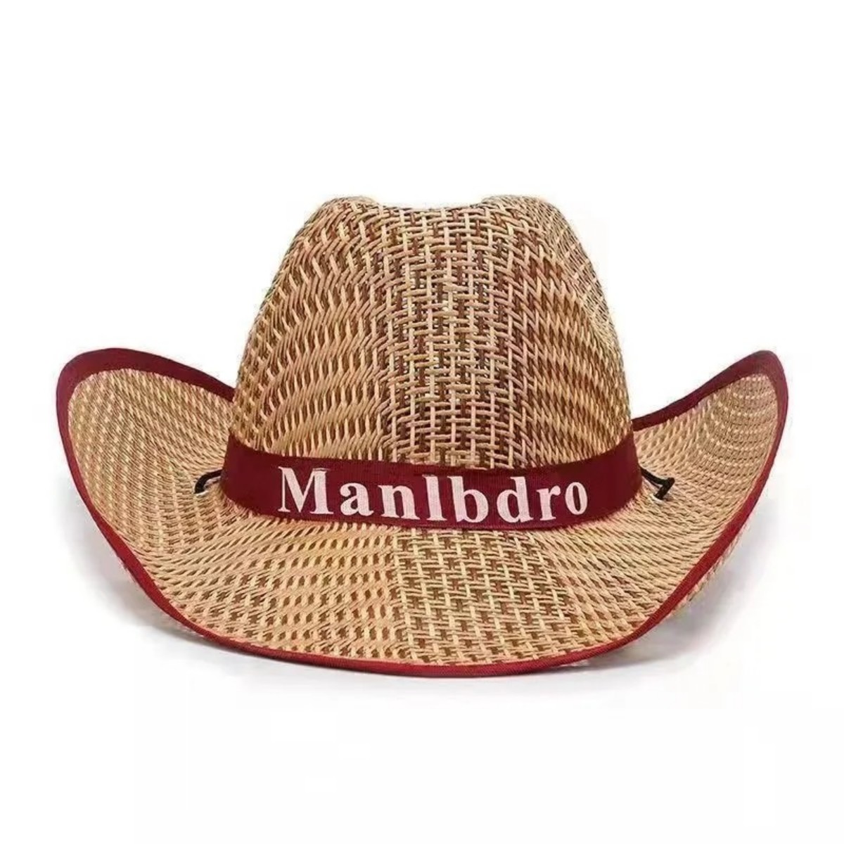 Breathable Straw Hat with Ribbon for Sun Coverage 2