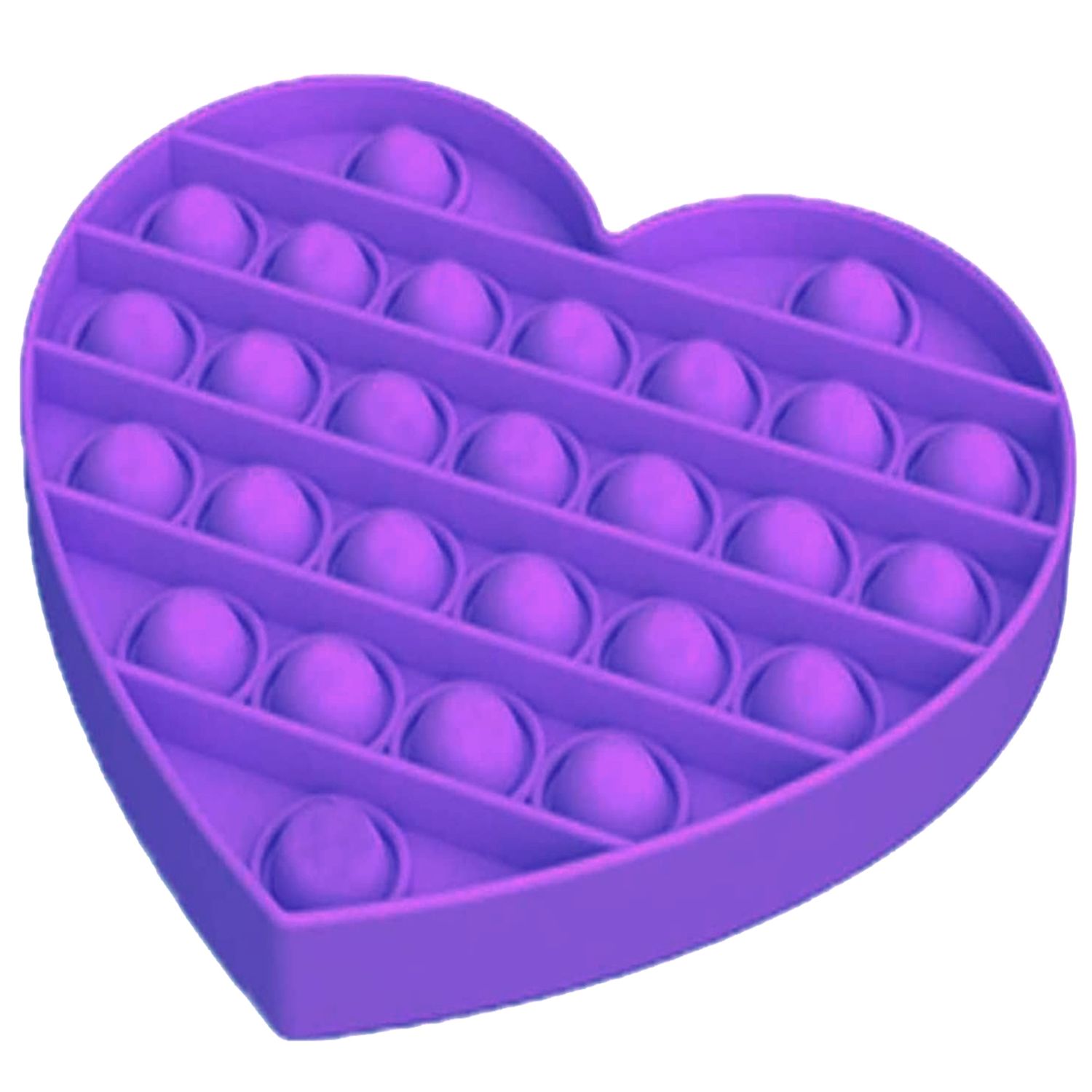 Fidget Popper Heart Shaped Board - Full Color Imprint 1