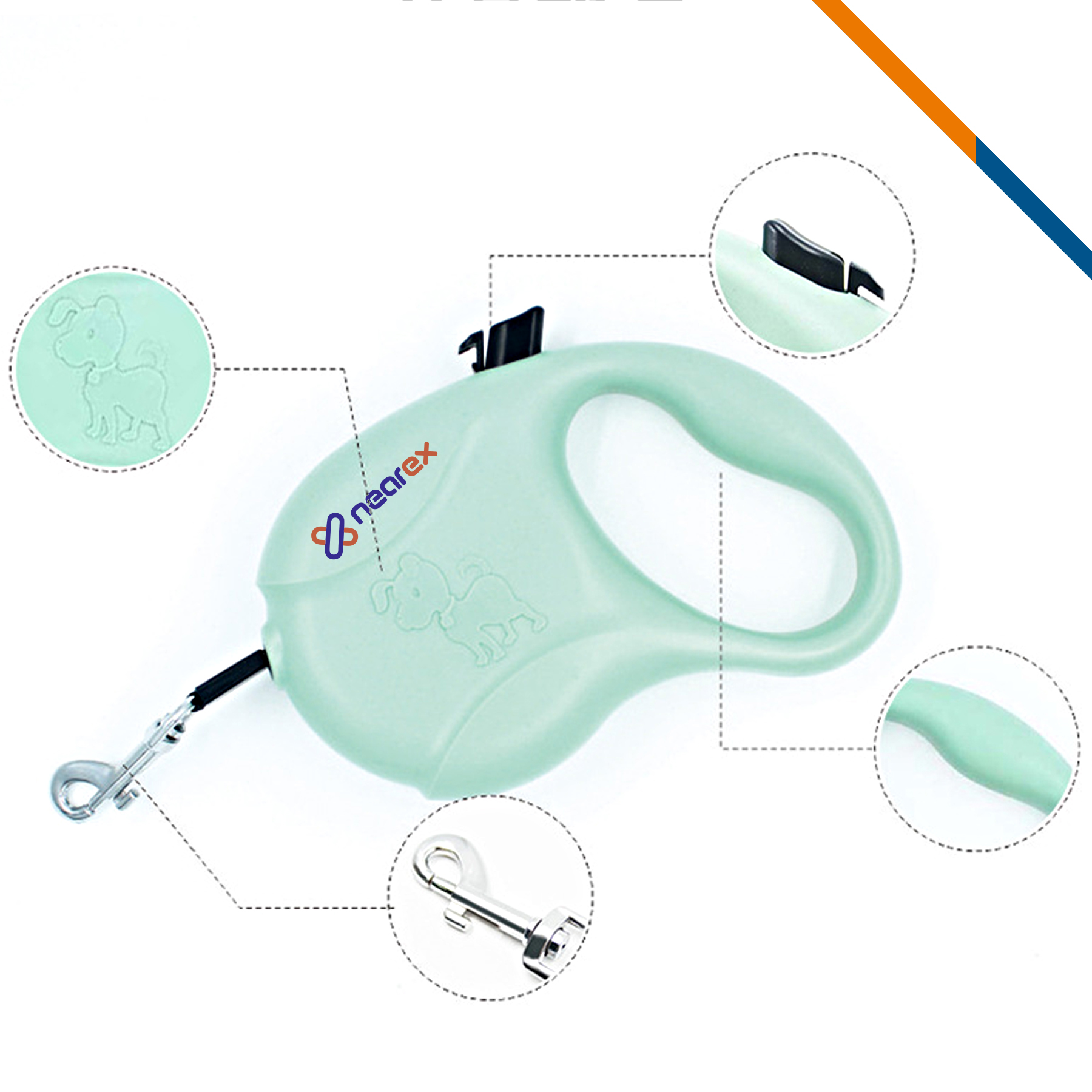 Erian Retractable Dog Leash 7