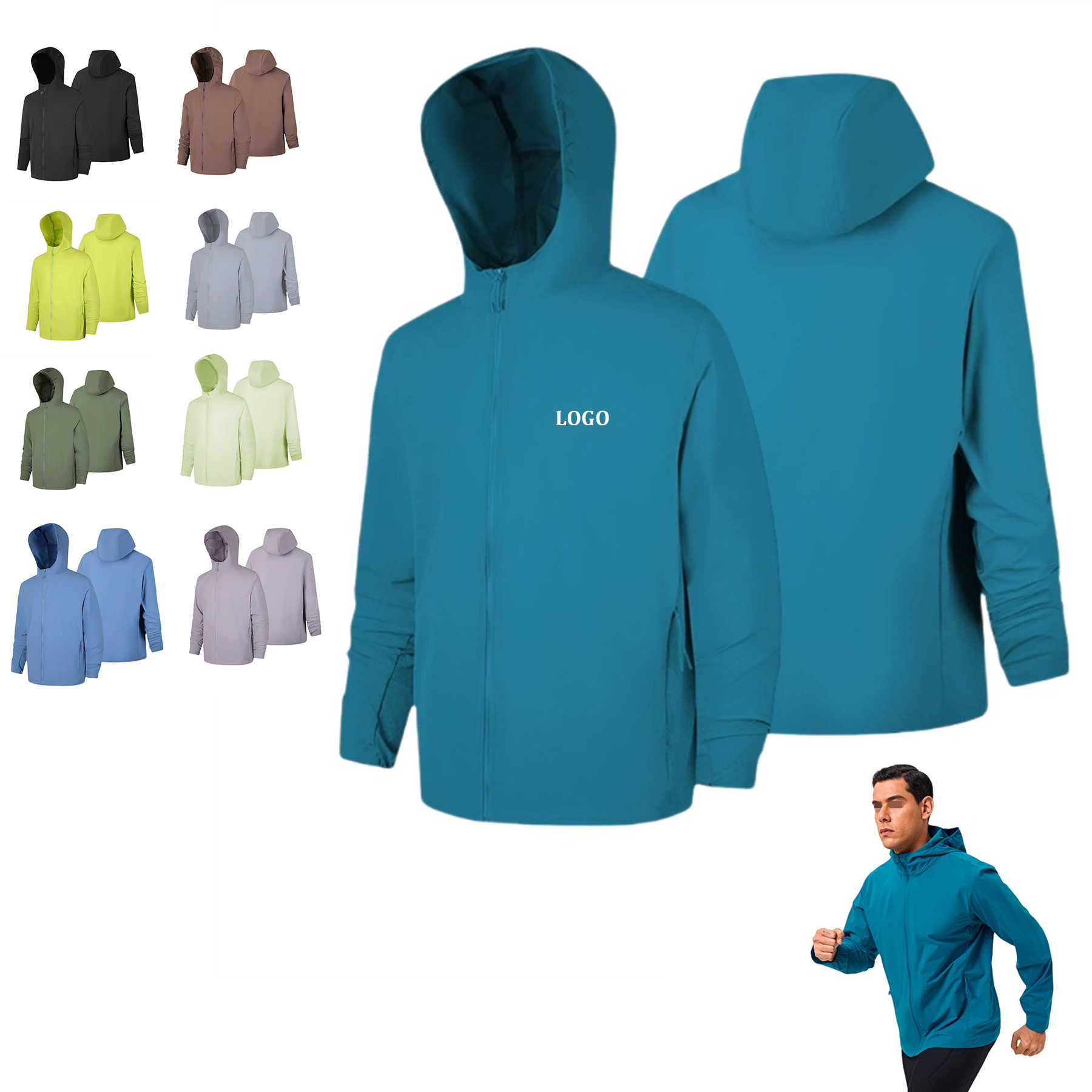 Men's Running Quick Drying Jacket 5