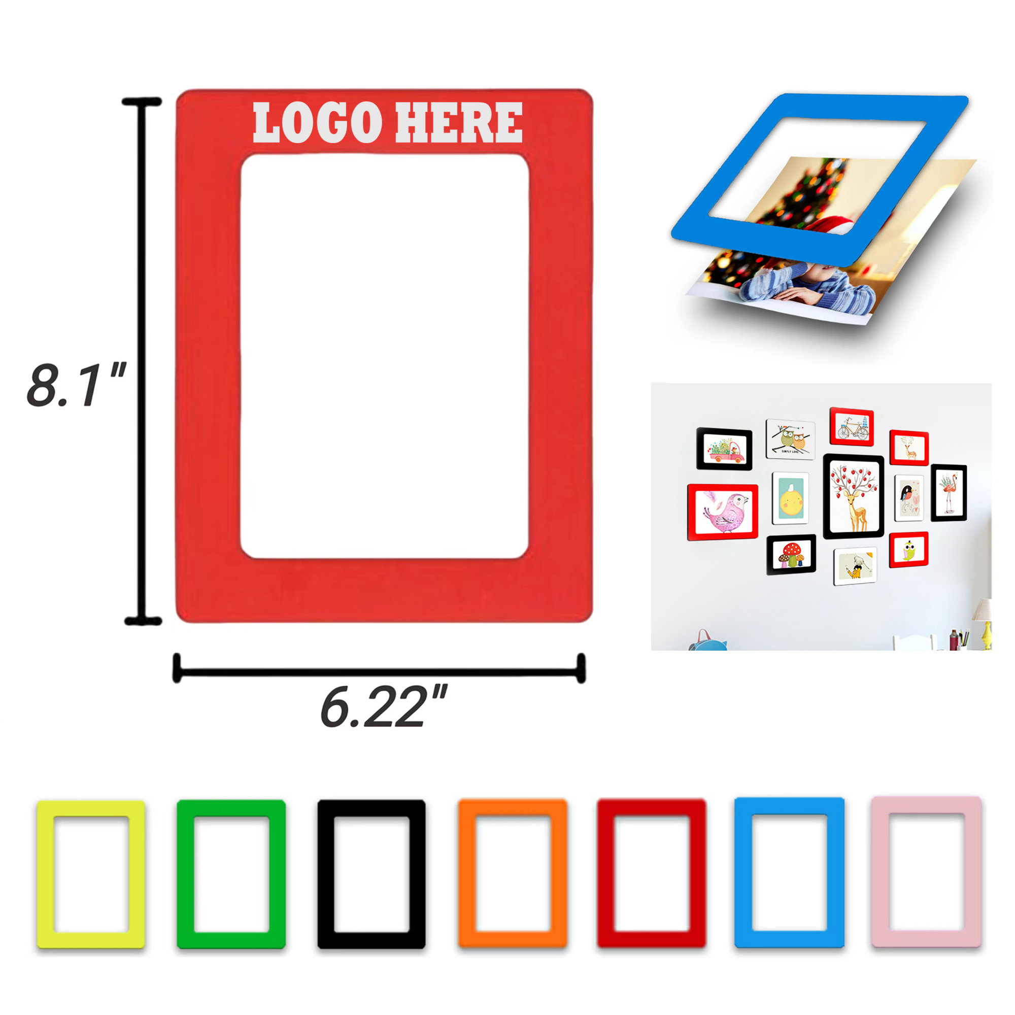 PVC Refrigerator Magnetic Photo Frames 2