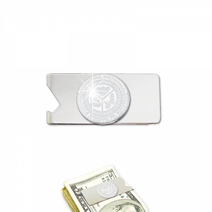 Money Clip/Bottle Opener (Custom Emblem)