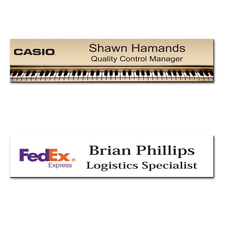 The Apollo full color nameplate 2"x10" 2