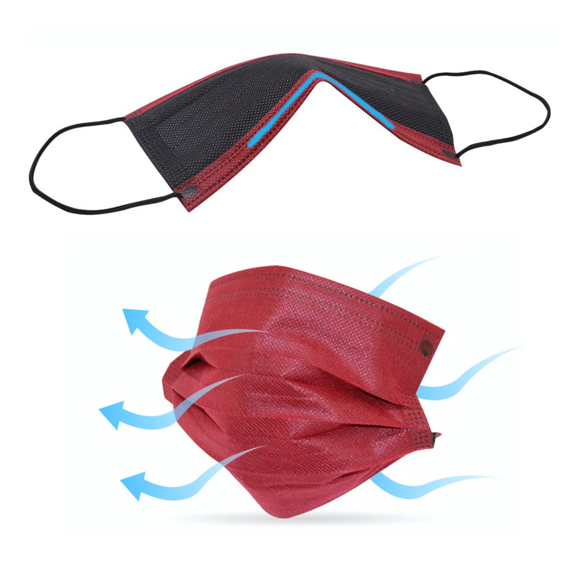 3 Ply Colorful Disposable Face Daily Use 4