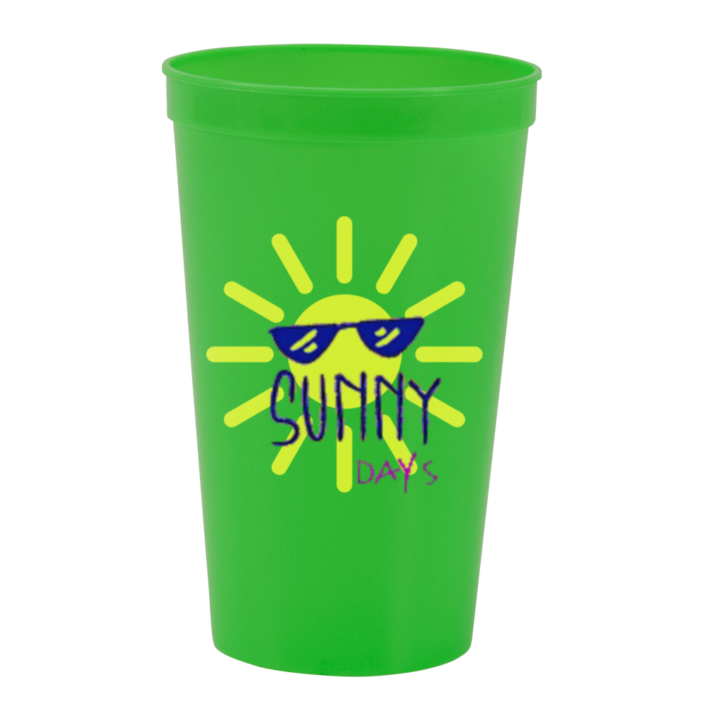 22 oz. Smooth Stadium Cup 6