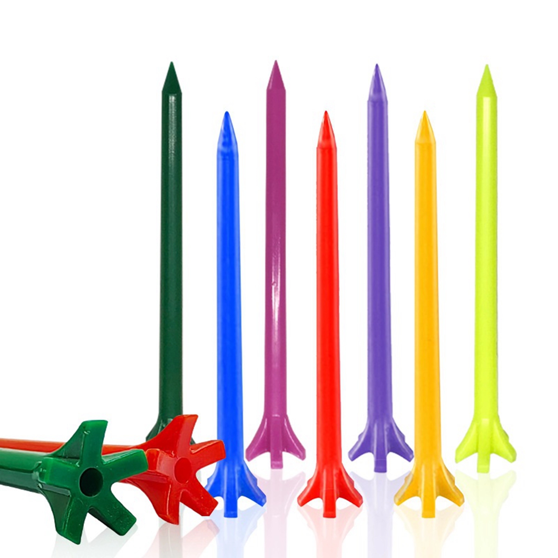 83 mm Golf Plastic Tee with 5 Prong 2