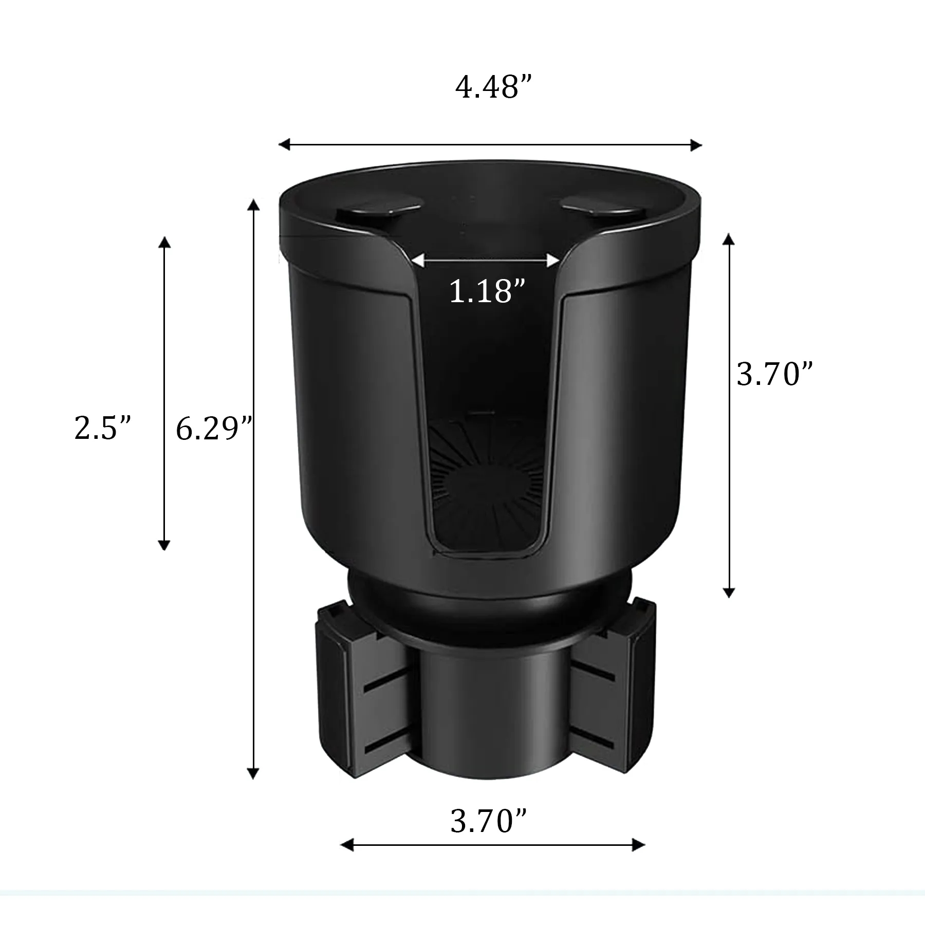 Upgraded Car Cup Holder Extension Adapter 1