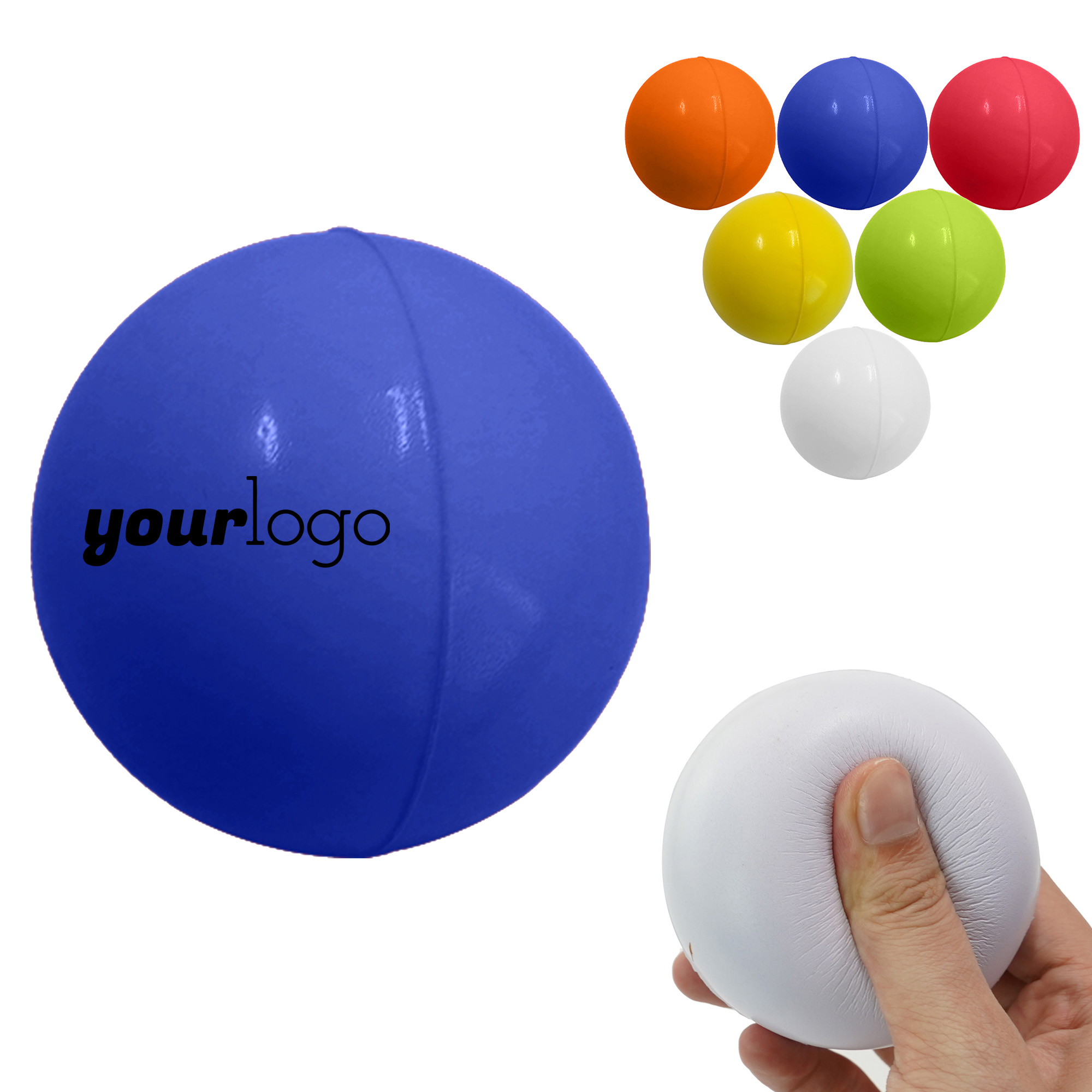 Portable 6.3cm PU Stress Ball for Hand Exercise 2
