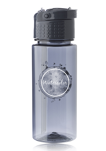 17 oz. Transparent Plastic Water Bottle with Carrying Handle 3