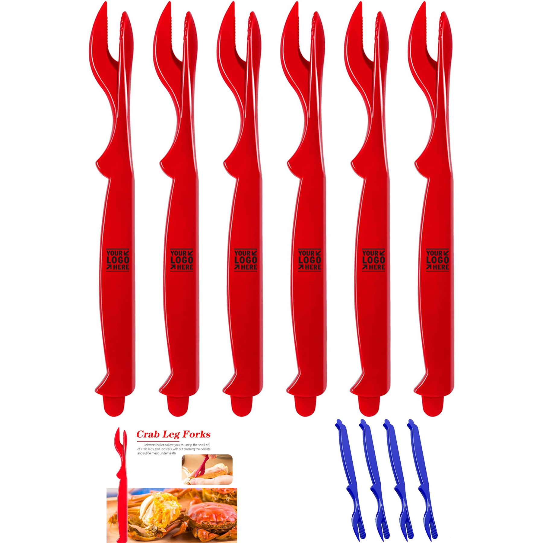 6 Pcs Crab Legs Crackers 2