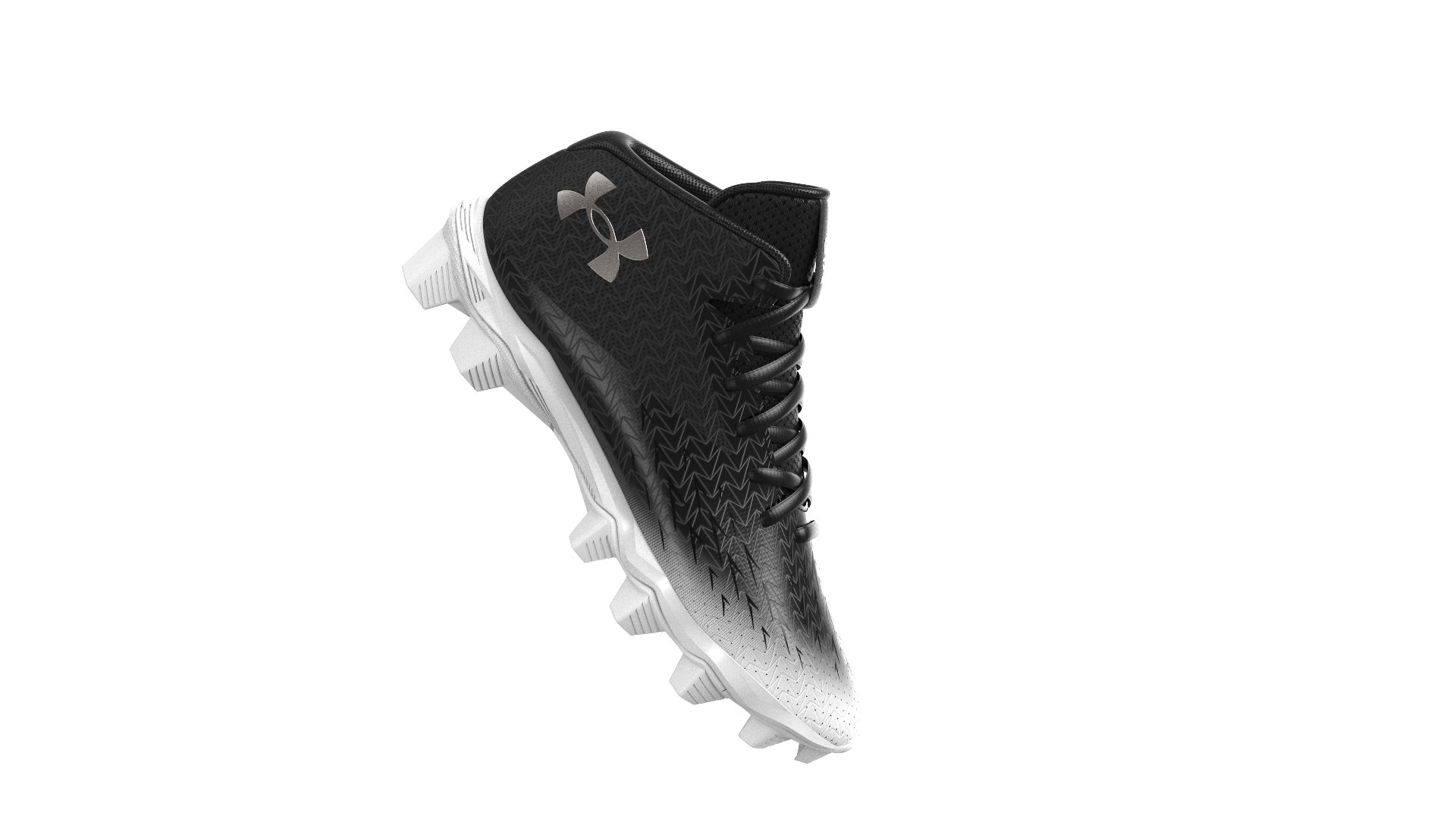 UA Spotlight Franchise 4 RM Wide Jr. Boys' Football Cleats 2