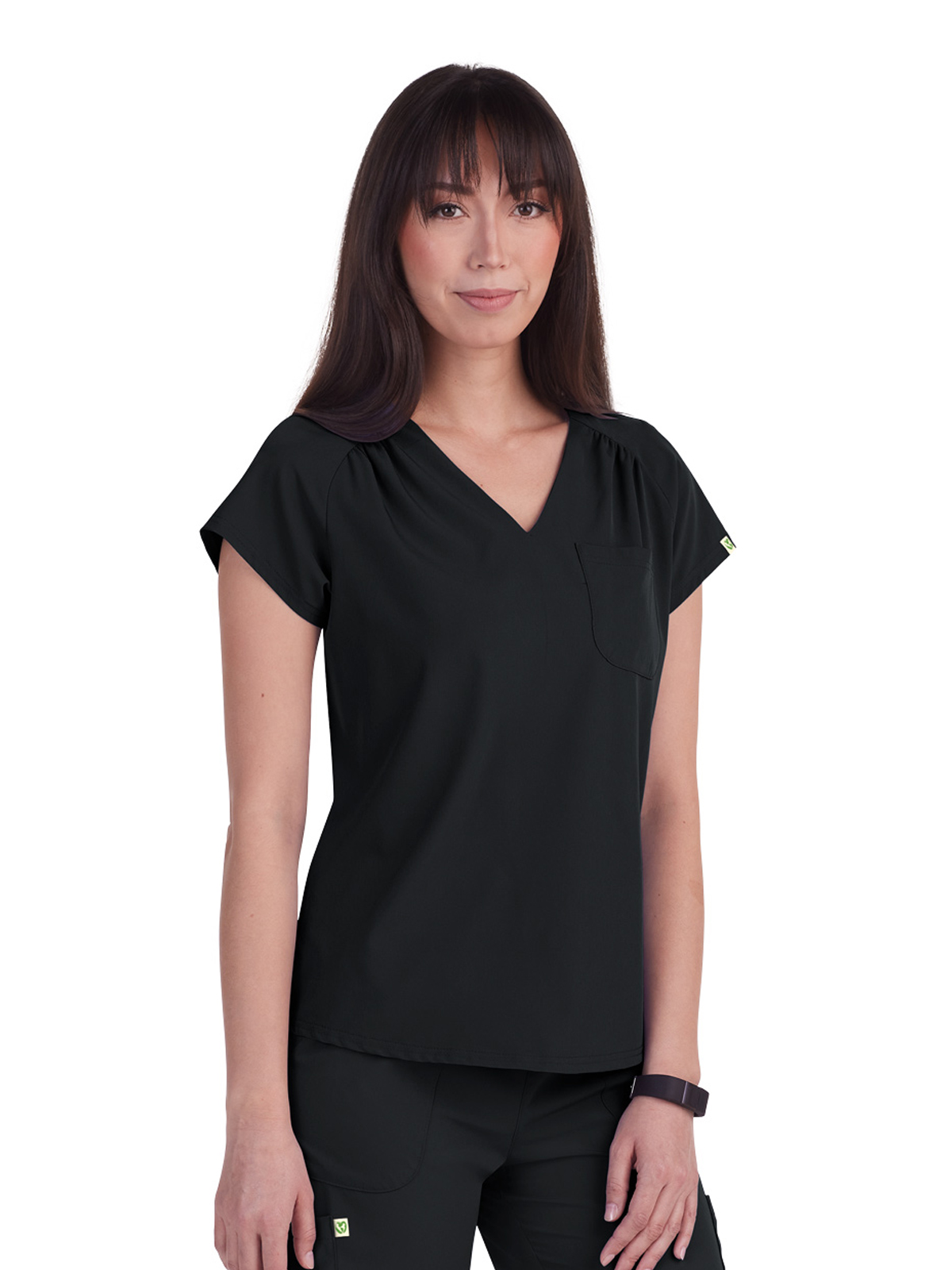 koi - Planet koi - Women's One-Pocket Heart-Shaped Neckline Eco-Friendly Kailani Top 25