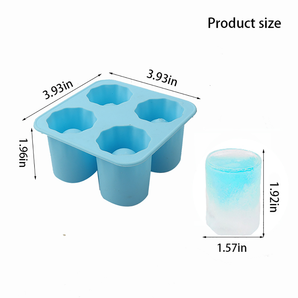1 Oz. Silicone Shot Glass Ice Molds 4