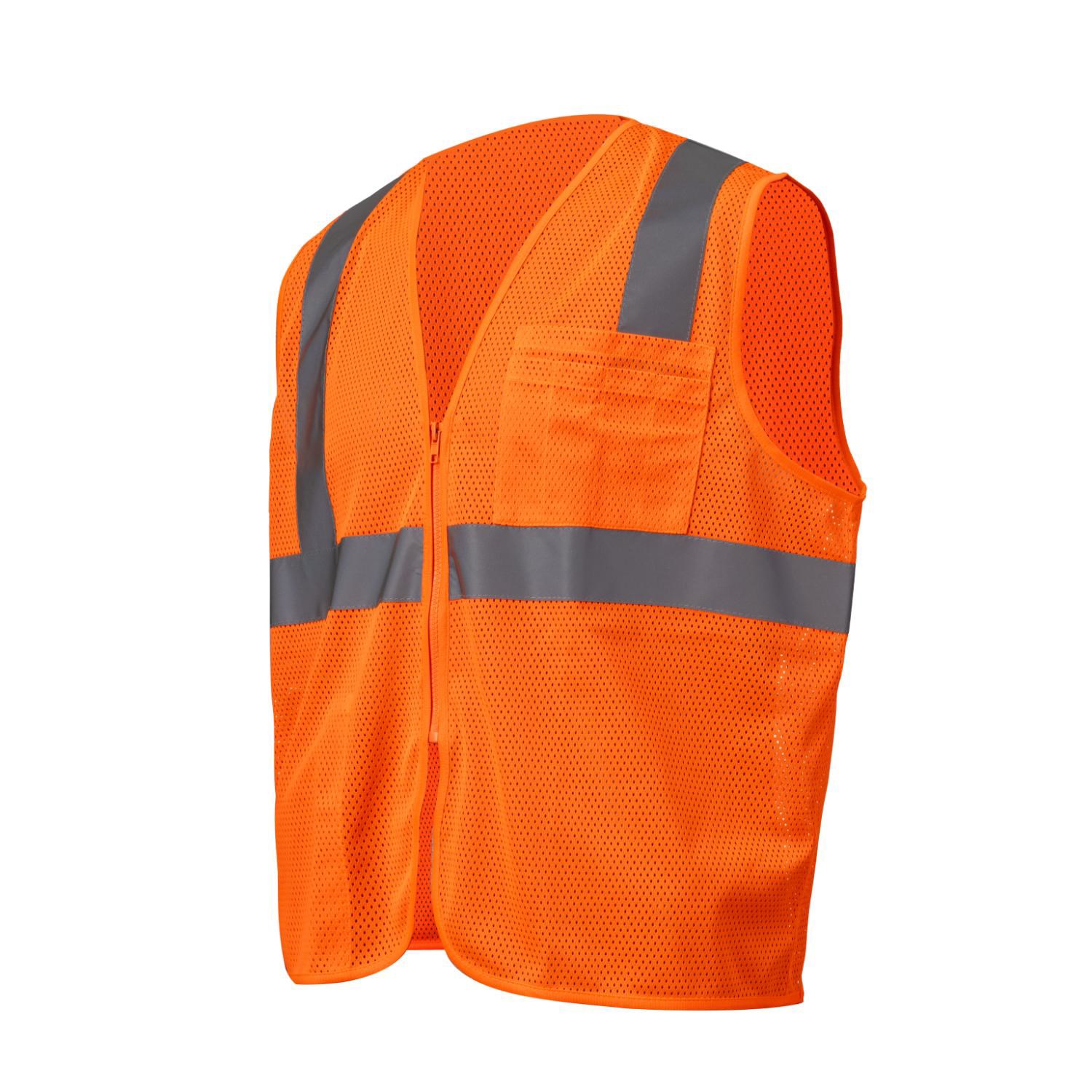 3.8 Oz. Polyester Class 2 Reflective Tape Safety Vest With Pocket 6