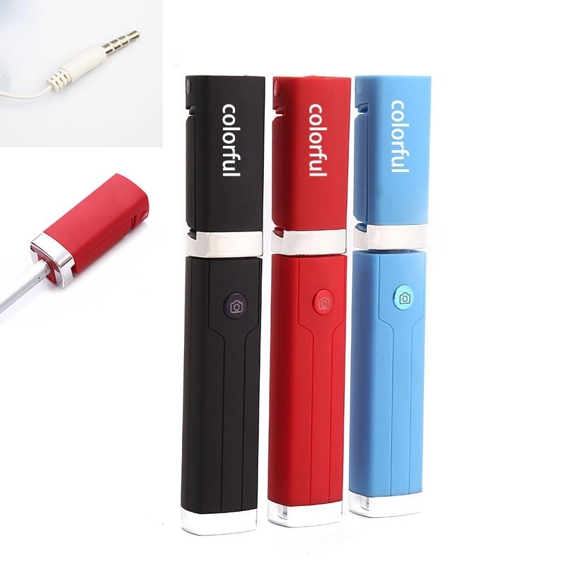 Mini Lipstick Wired Selfie Stick 2
