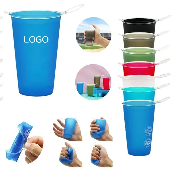 7-Ounce TPU Foldable Outdoor Soft Water Cup 2