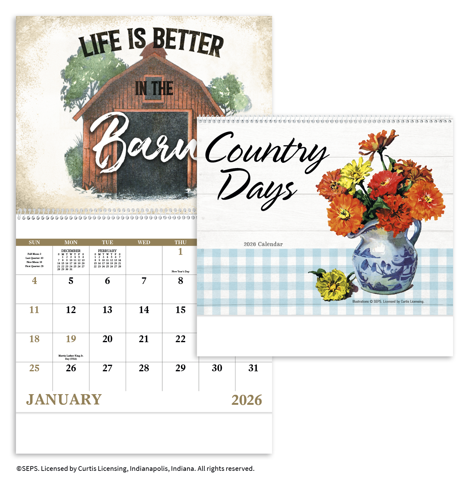 Good Value™ Country Days - Spiral Calendar 36