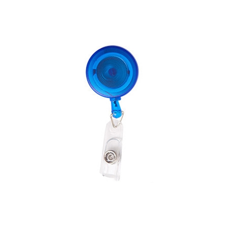 Cord Round Retractable Badge Reel with Metal Slip Clip 11