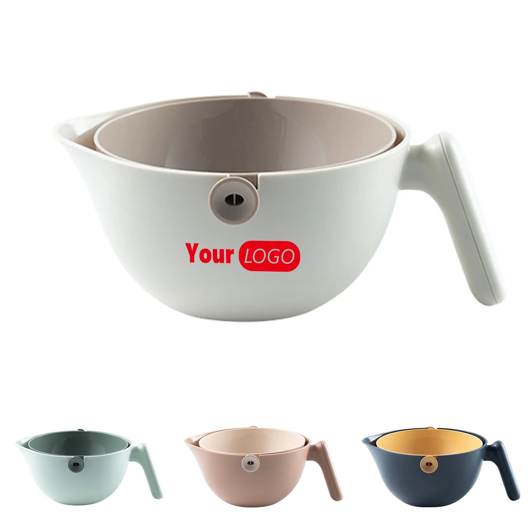 Double Layered Vegetable Washing Basin 2