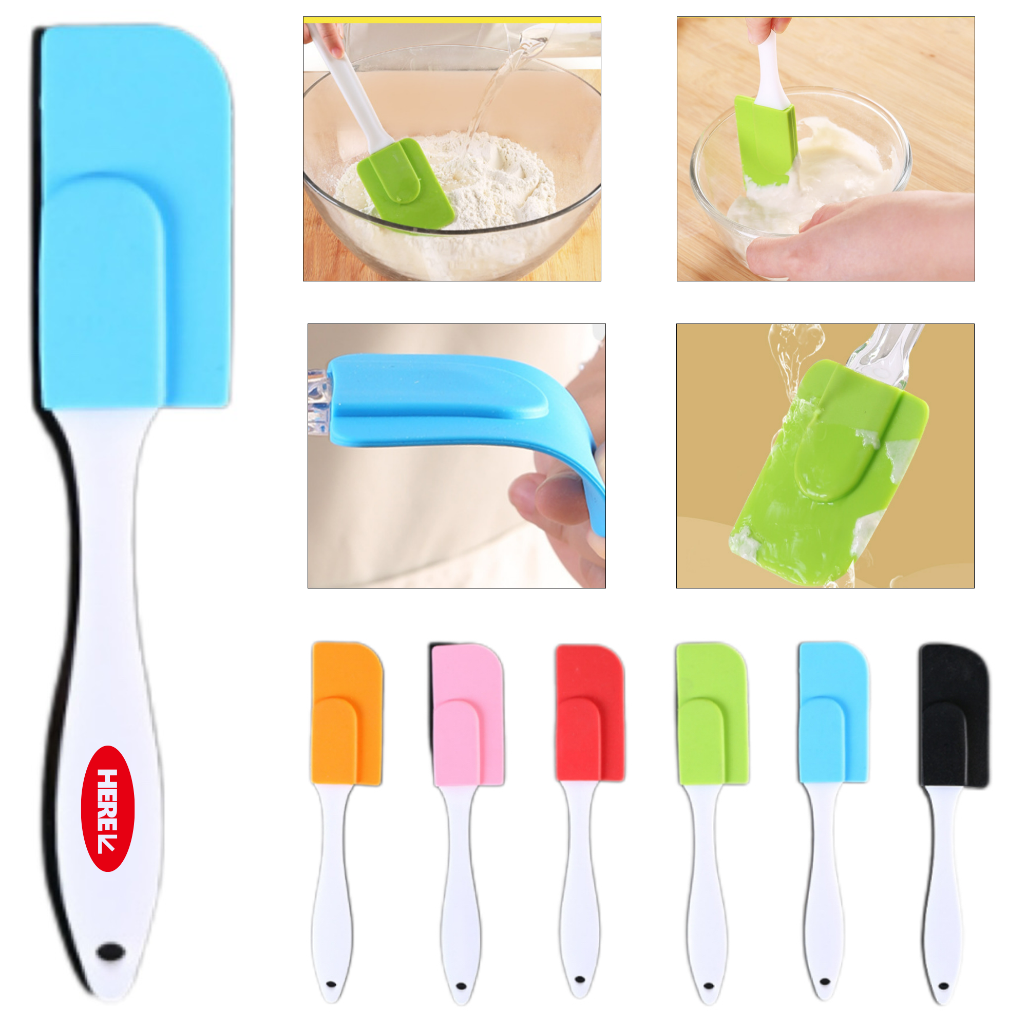 Silicone Spatula with Plastic Handle 2