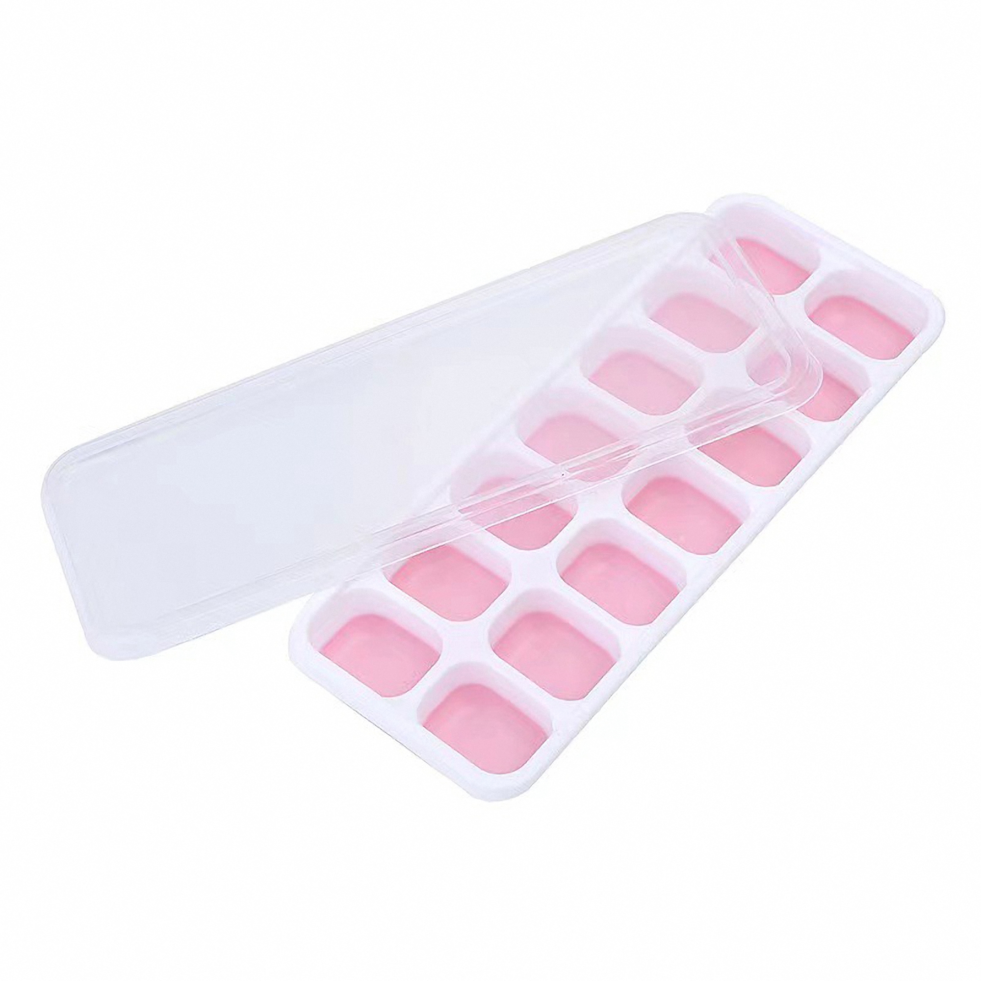 14 Compartment Ice Cube and Candy Molds with Lids 3