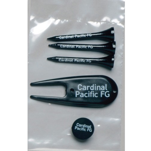 Value Poly Bag Pack w/ Three 2 1/8" Tees, 1 Marker & 1 Divot Fixer 1