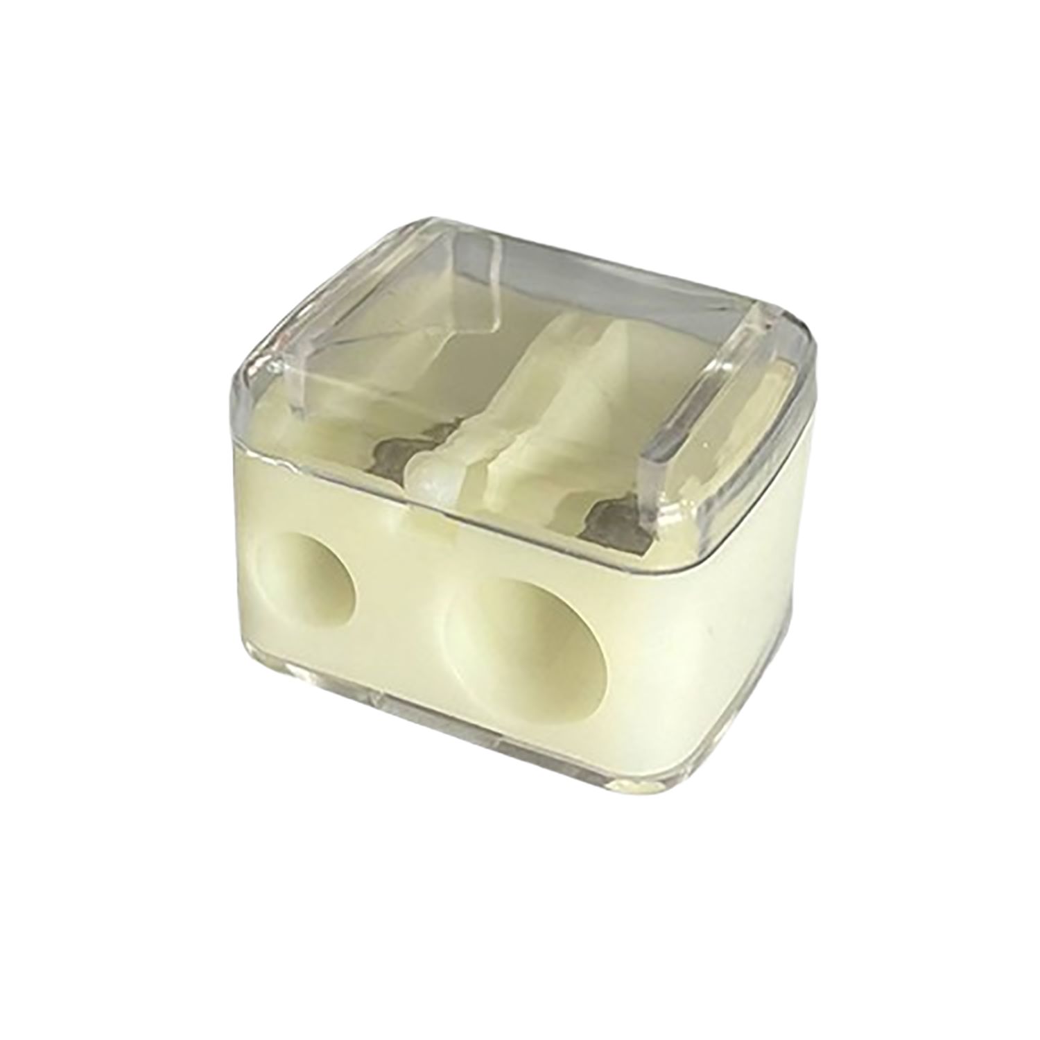 Plastic Dual Hole Pencil Sharpener 4