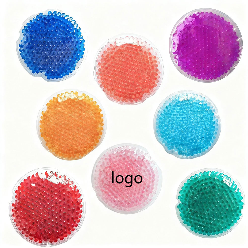 Circular absorbent beads cold and hot compress bag stress-relieving toy 2