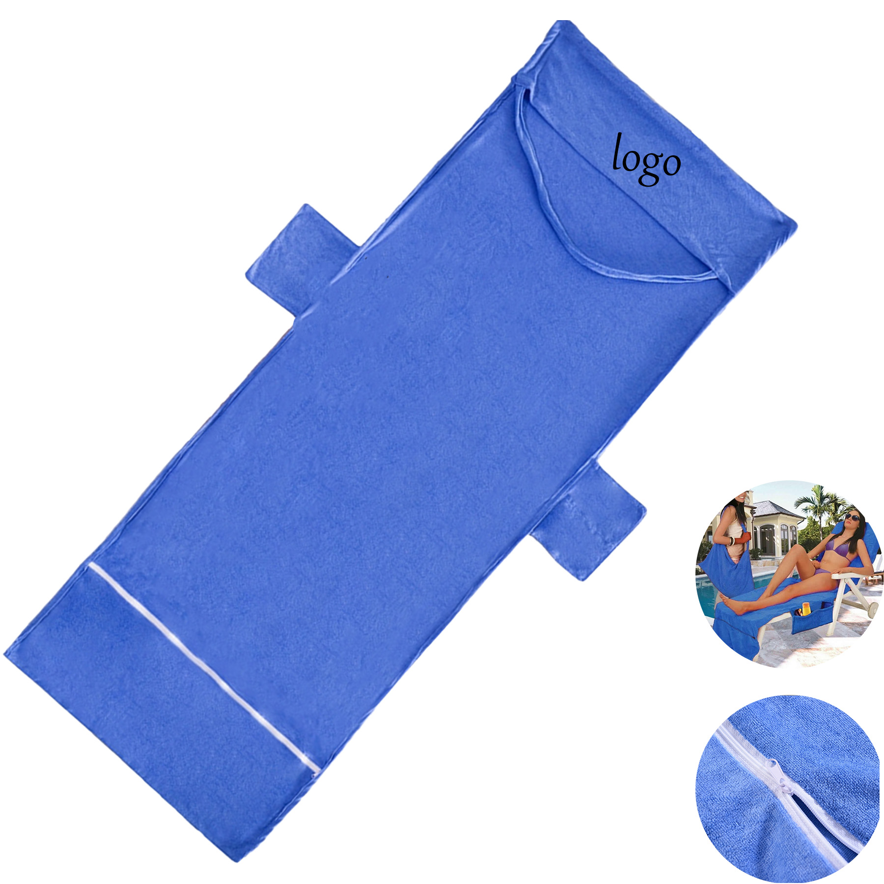 Beach Chair Towel Cover 1