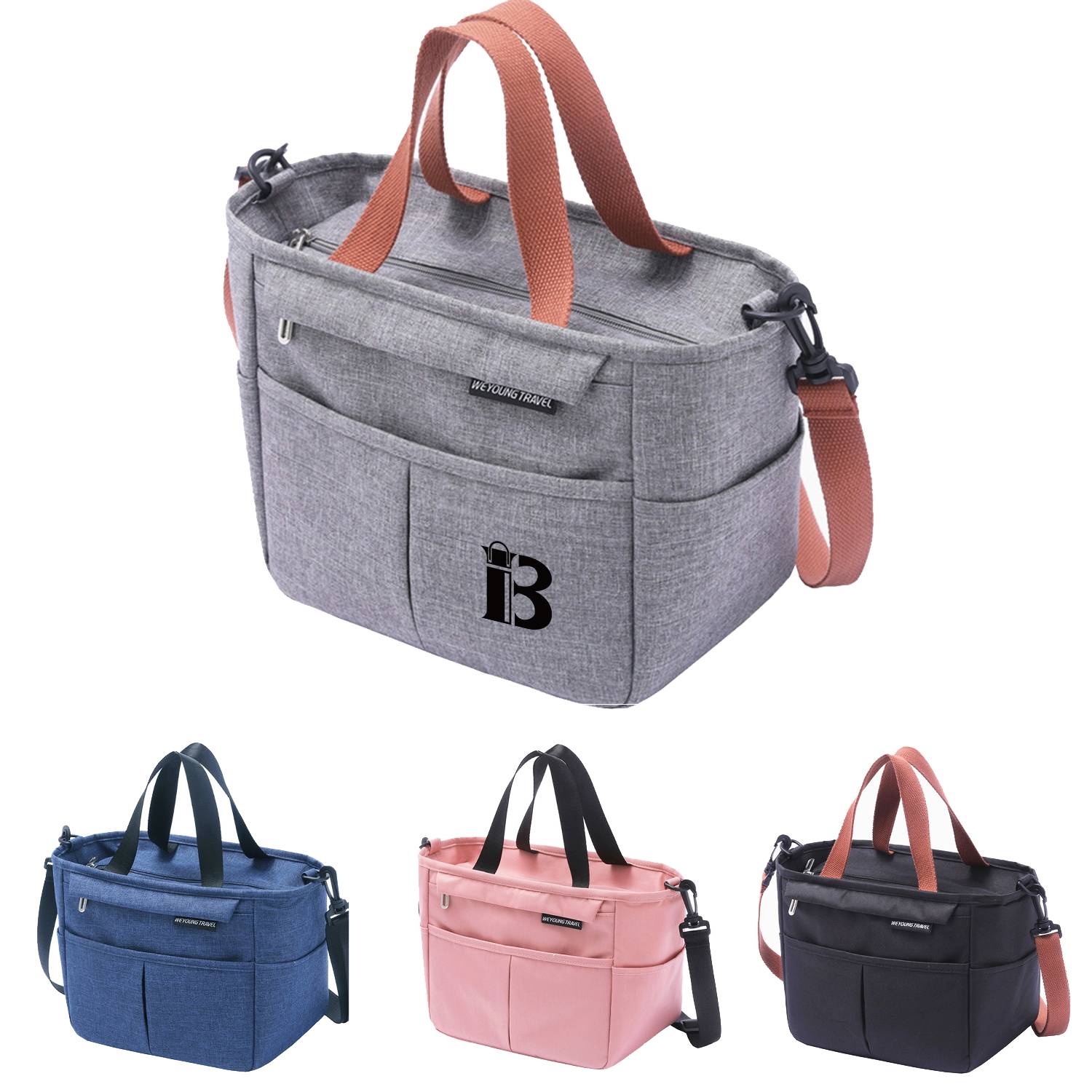 Reusable Insulated Cooler Lunch Bag Container