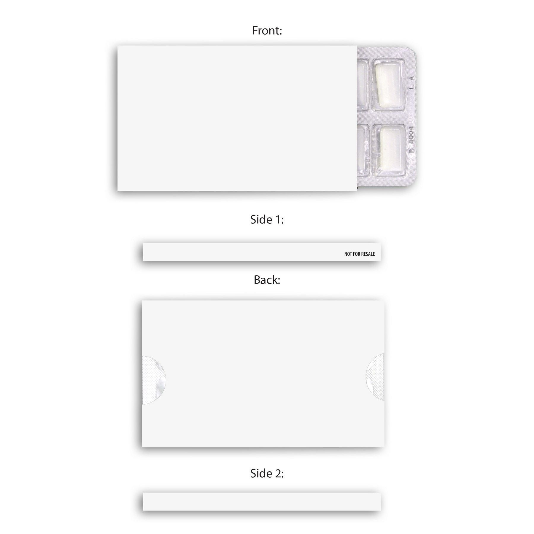 Sugarless Peppermint Chewing Gum 1