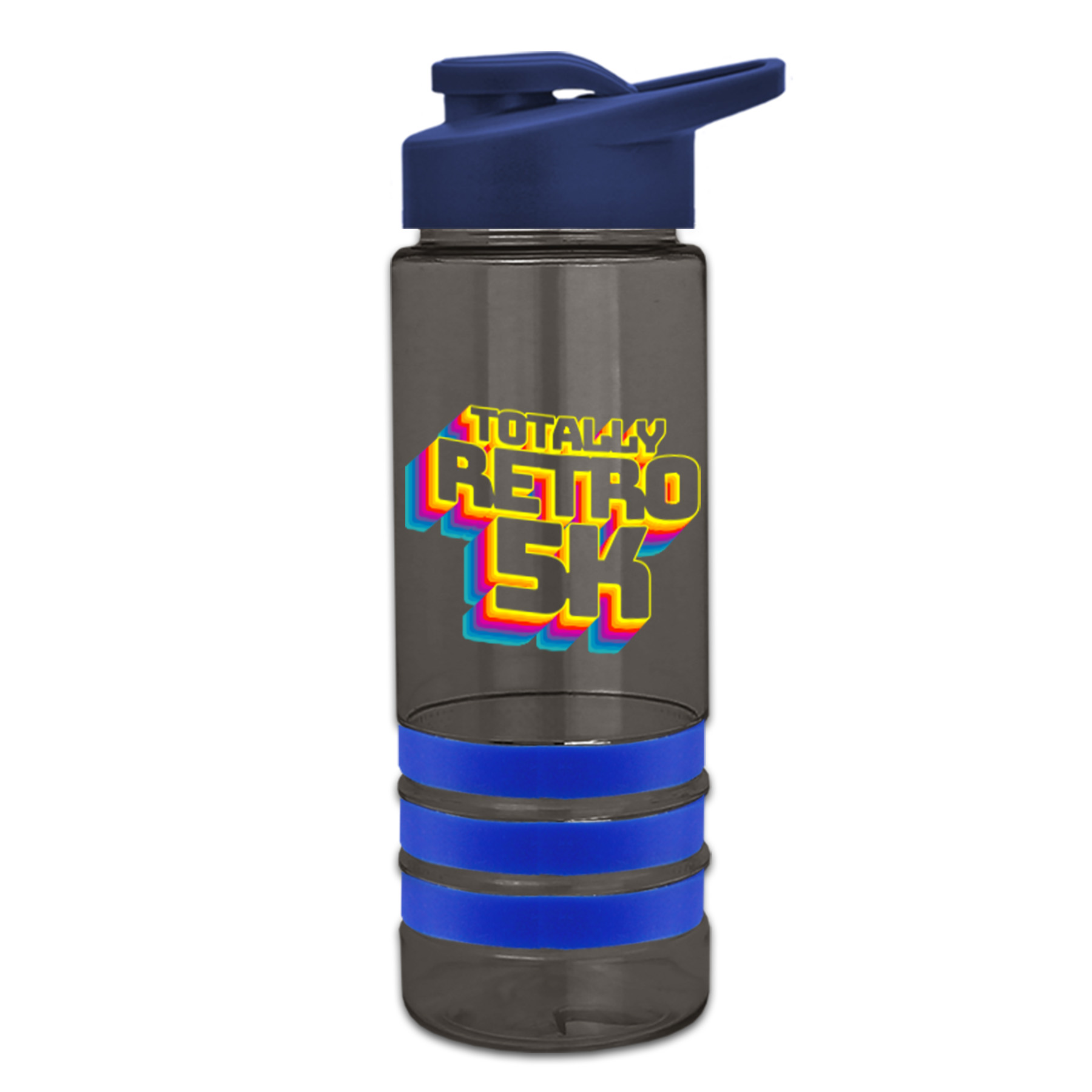 Sergeant Stripe - 24 oz. Tritan Bottle with Drink thru , Stripe Bands, and Digital imprint 3
