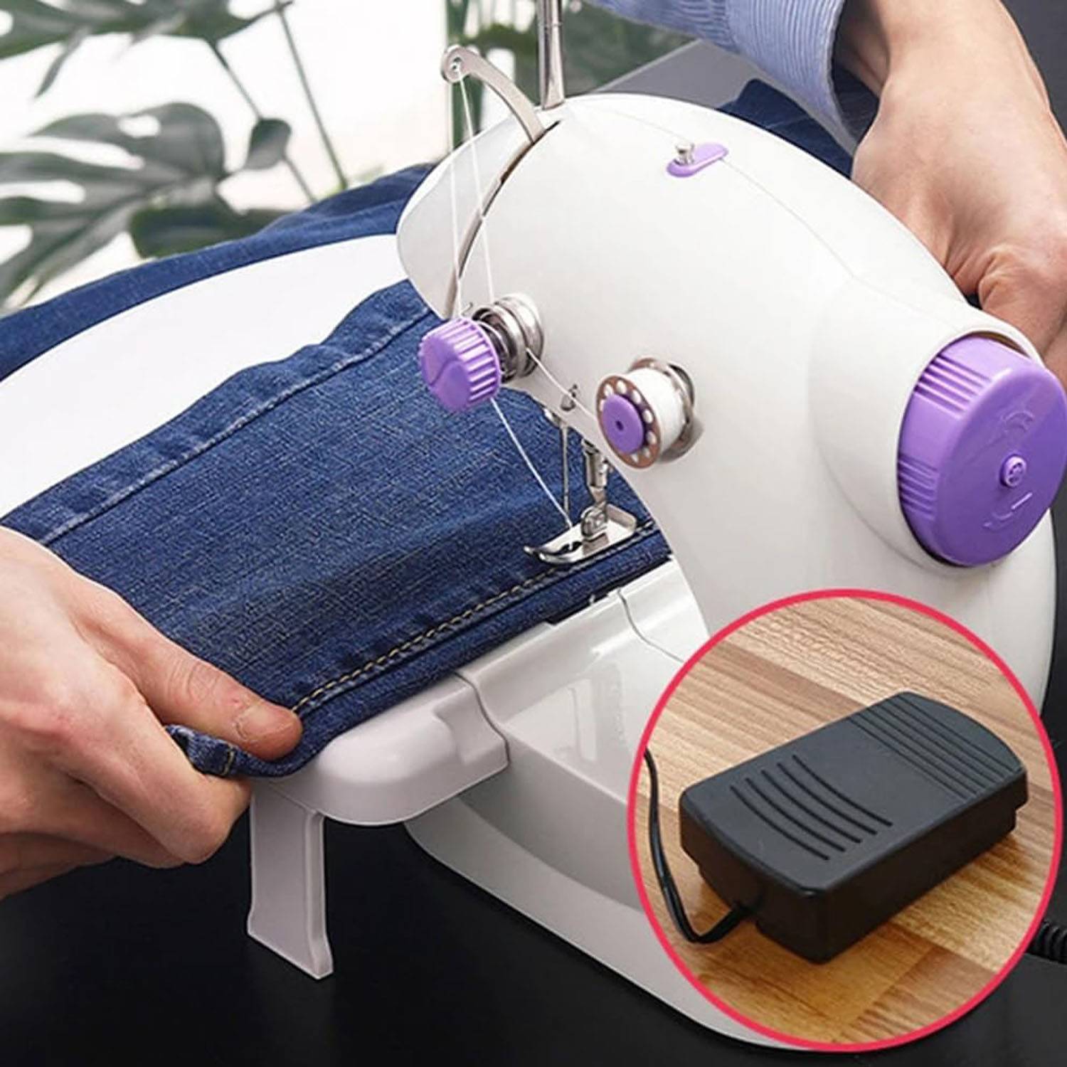 Mini Sewing Machine Handheld Portable Electric for Beginners 6