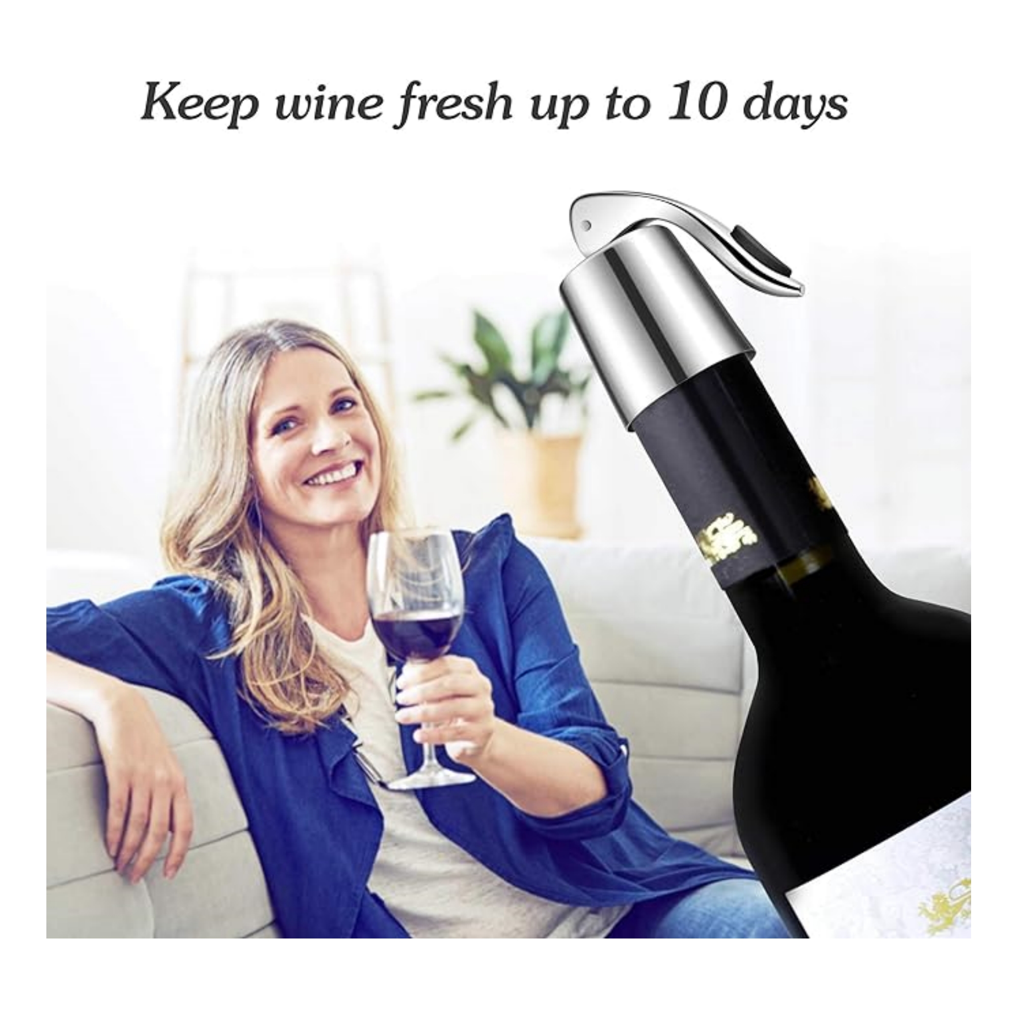 Stainless Steel Wine Bottle Stopper 2
