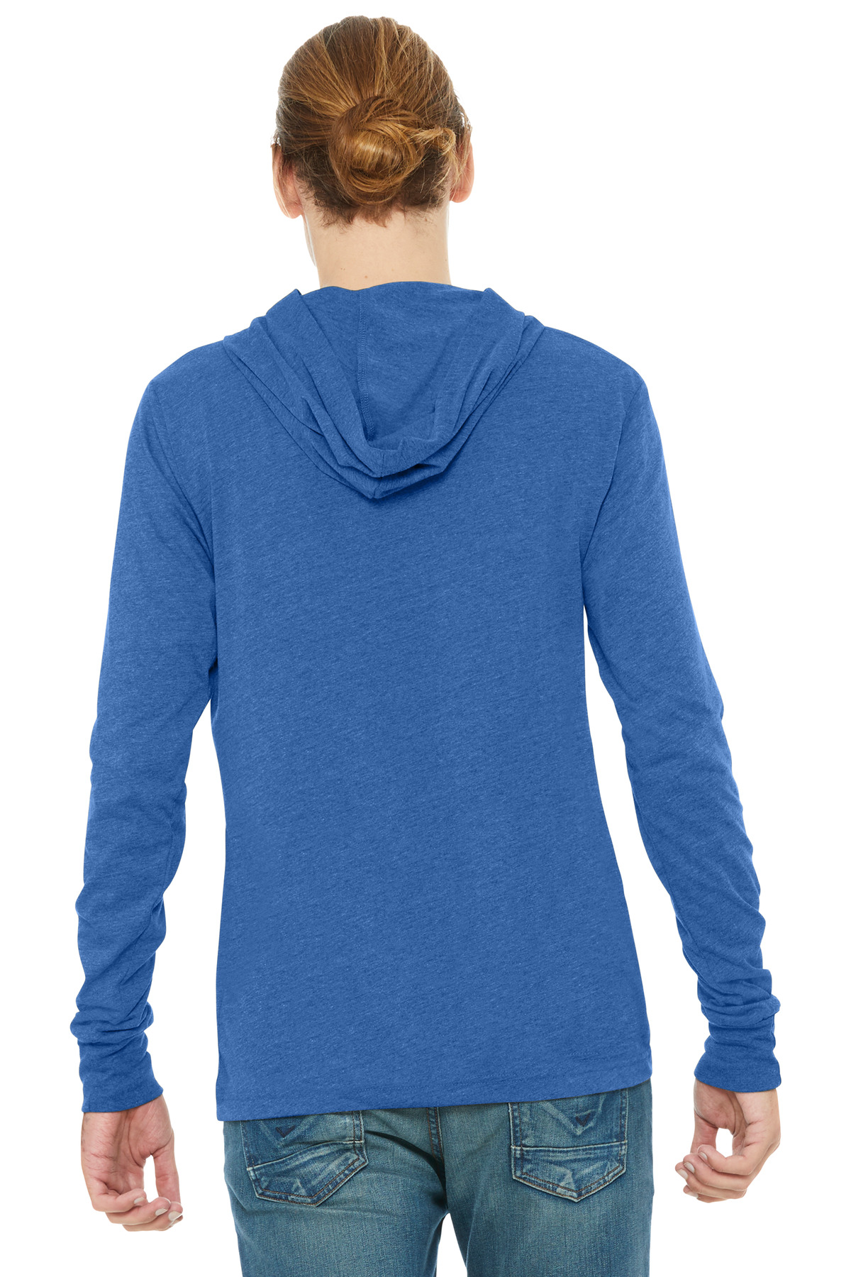 BELLA+CANVAS Unisex Jersey Long Sleeve Hoodie. BC3512 19
