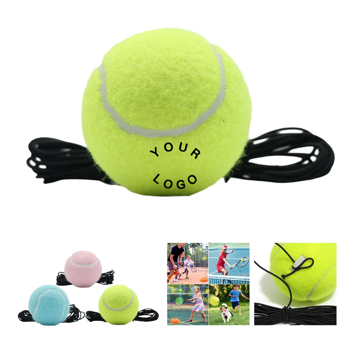 Portable Training Tennis Ball for All Skill Levels 2