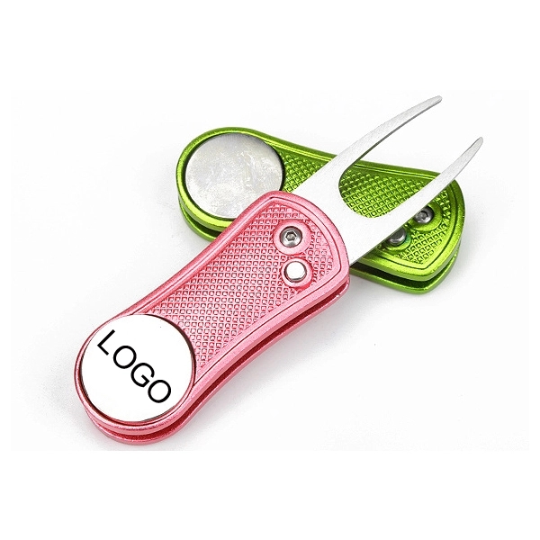 Foldable Metal Golf Divot Repair Tool 8