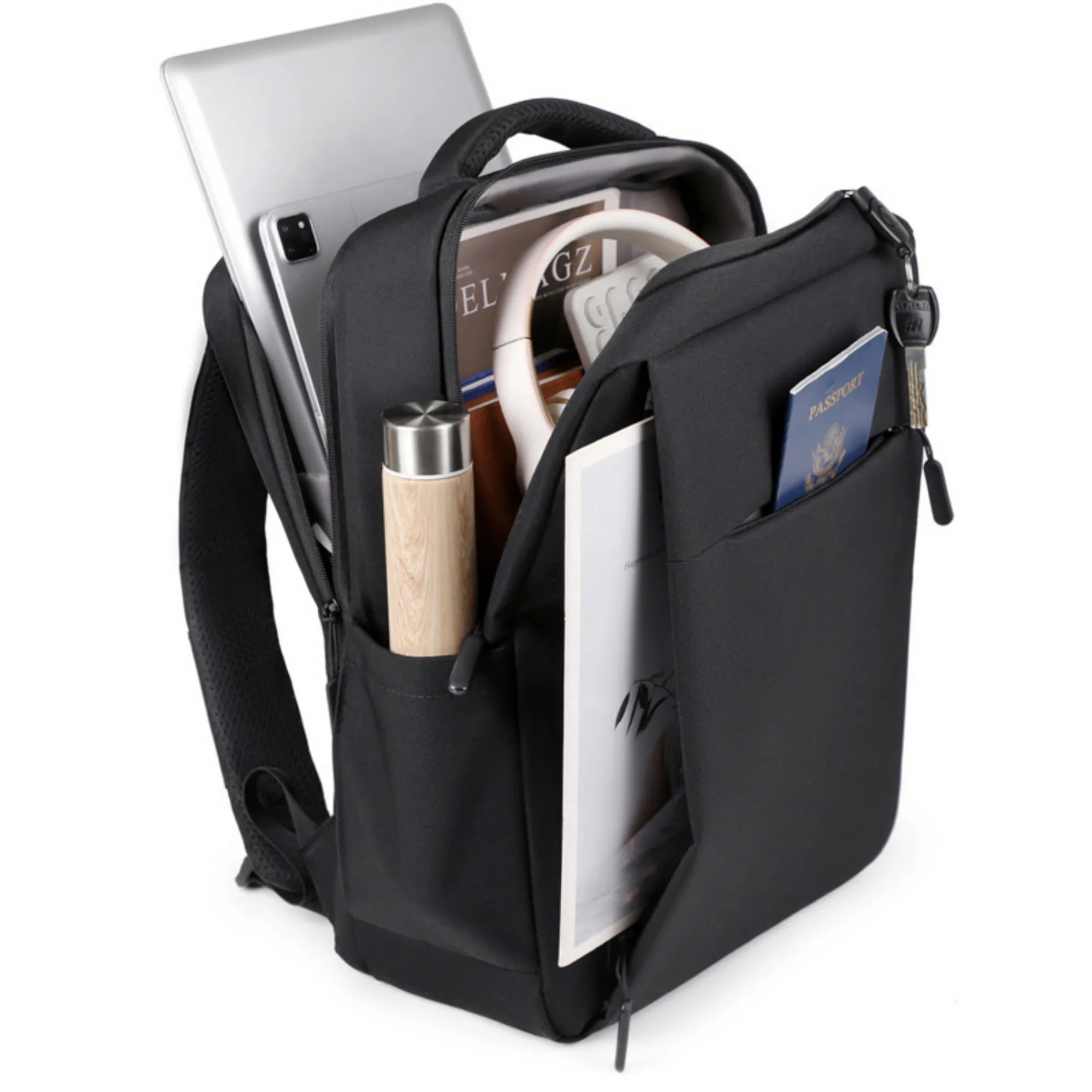 Waterproof Oxford Large Capacity Multi Bag Laptop Backpack 7