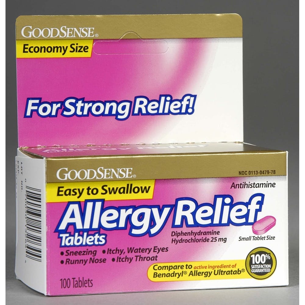Allergy Relief Tablets - 100 Count 2