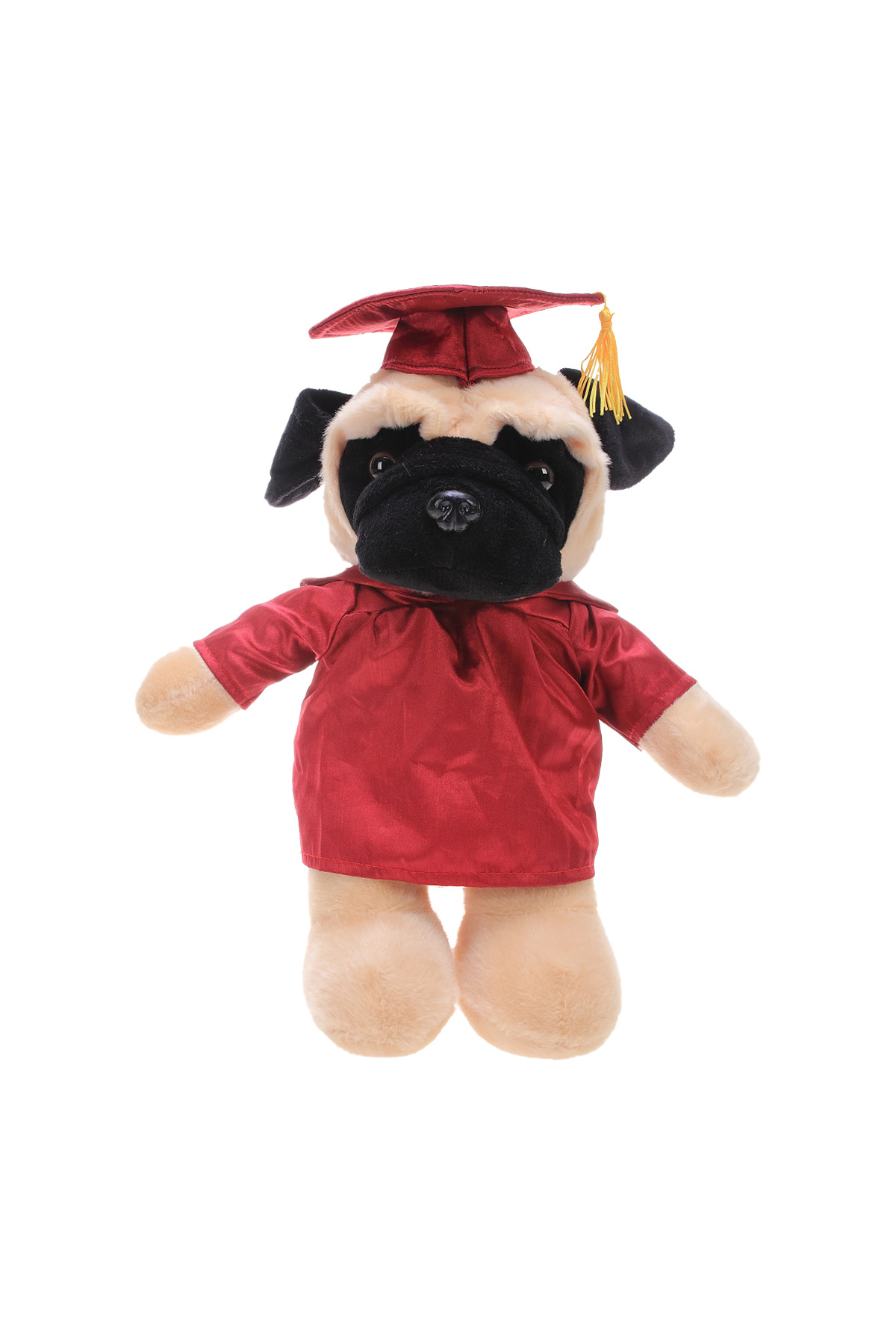 Soft Plush Pug in Graduation Cap & Gown Stuffed Animal 5