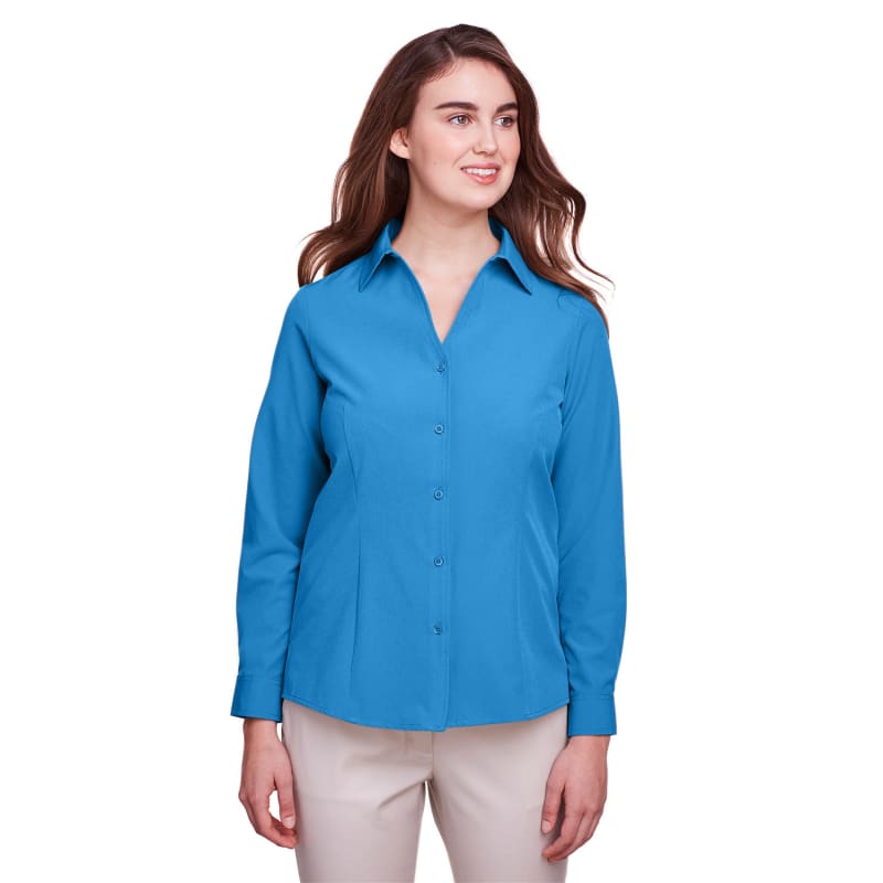 UltraClub Ladies' Bradley Performance Woven Shirt 4