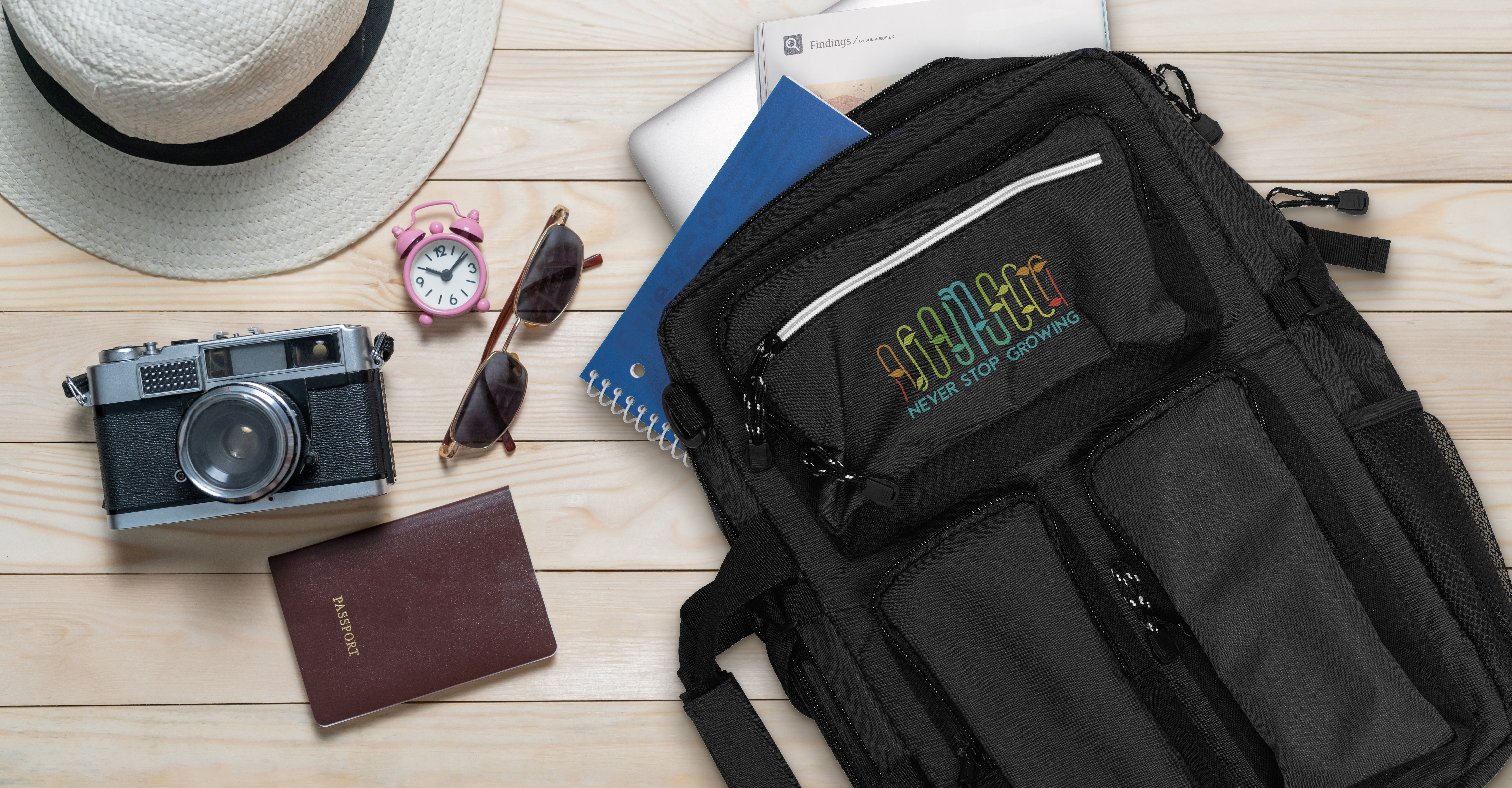 Atchison® RPET Ripstop Briefcase Backpack 44