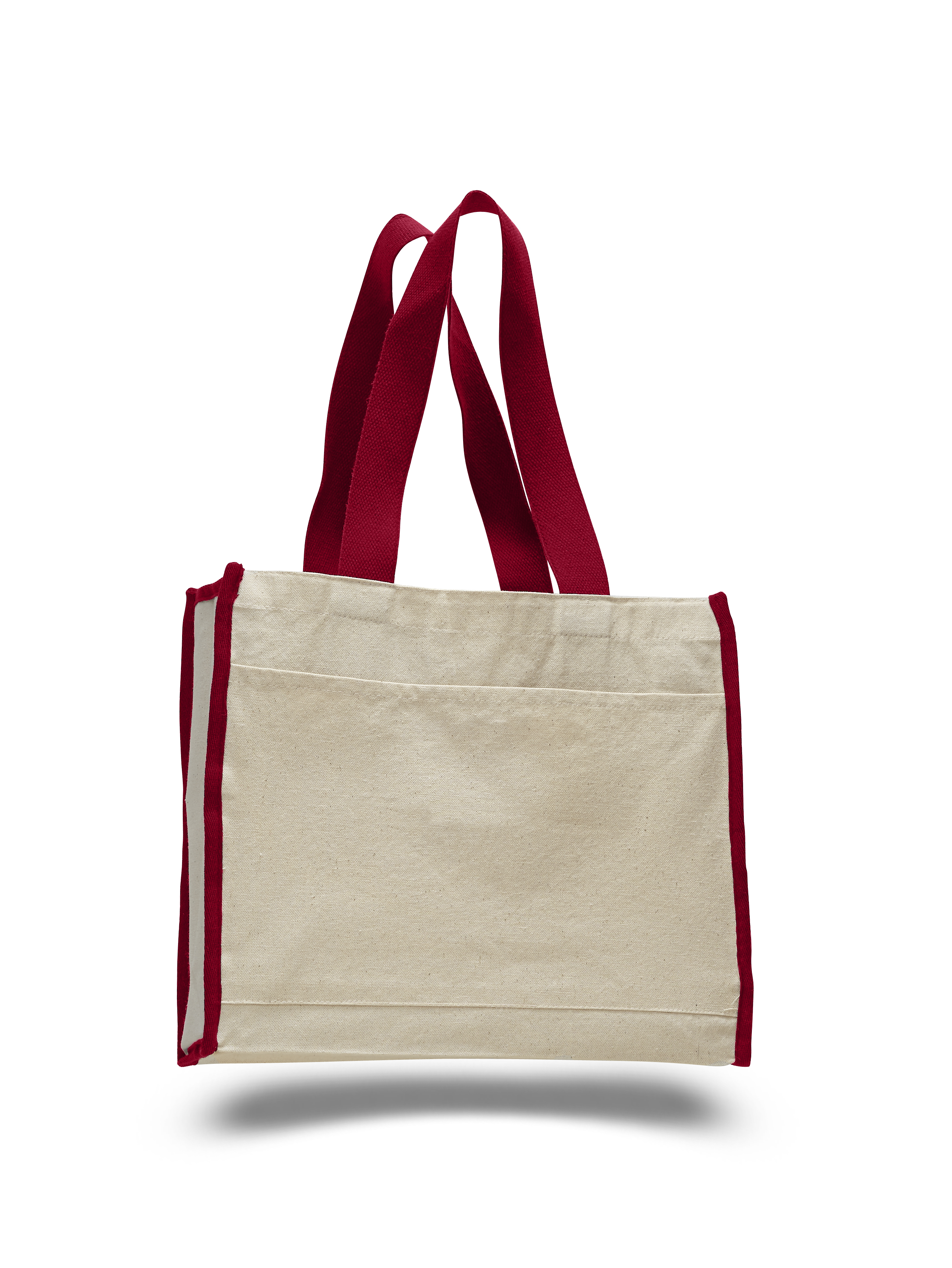 Heavy 12 oz. Cotton Canvas Shopping Tote Bag - Colors, custom tote bag with logo imprint 5