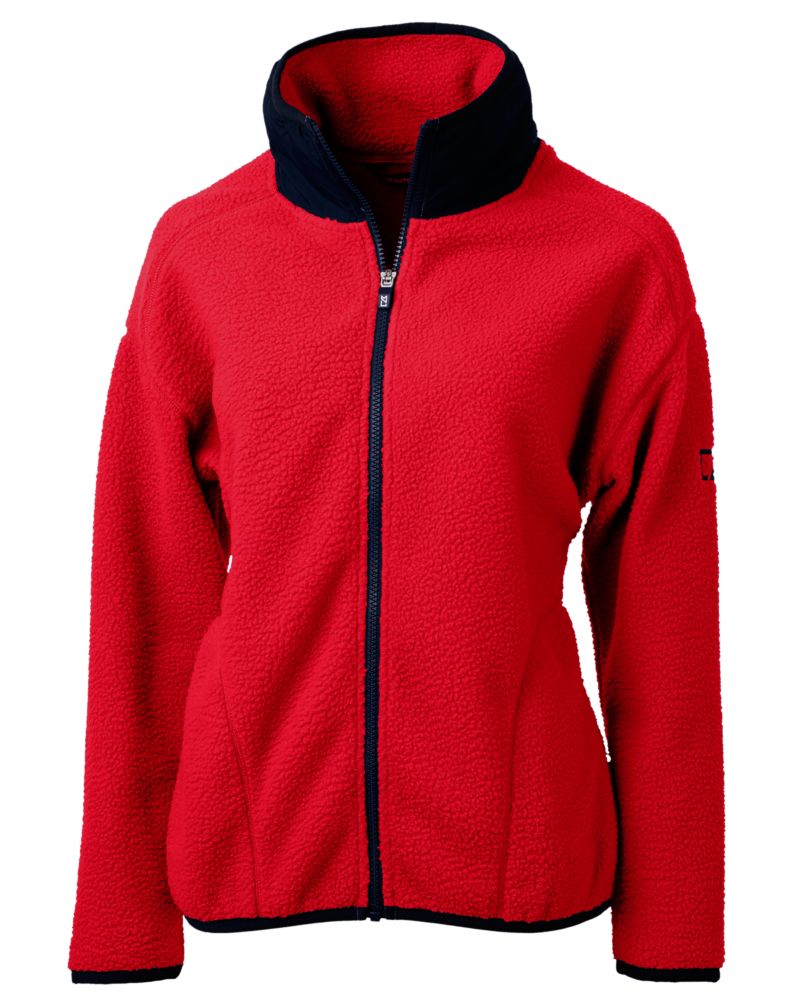 Cutter & Buck Cascade Epic Comfort Recycled Sherpa Fleece Womens Full Zip Jacket 37