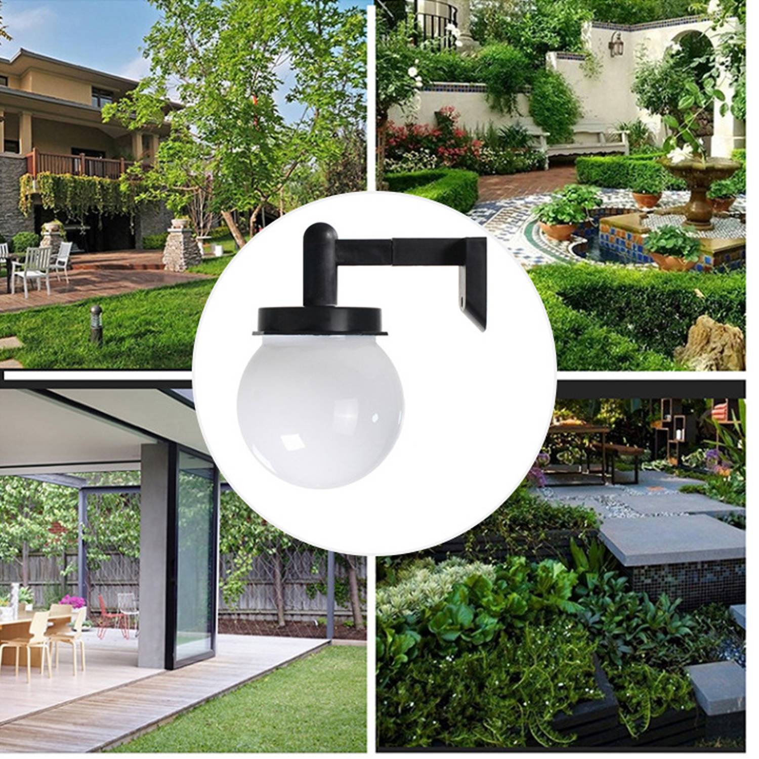 Solar Bubble Wall Light for Garden and Outdoor Use 8