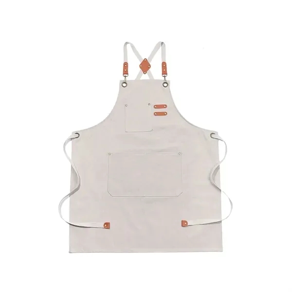Canvas Work Apron with Heavy Duty Utility Tool Belt 10