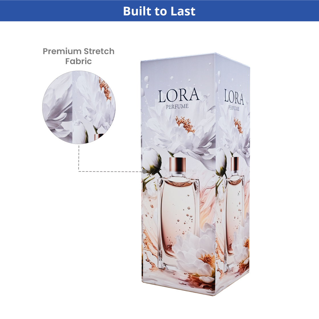 4' x 8 Pop Up Tower Display (Graphic & Hardware Combo) 4