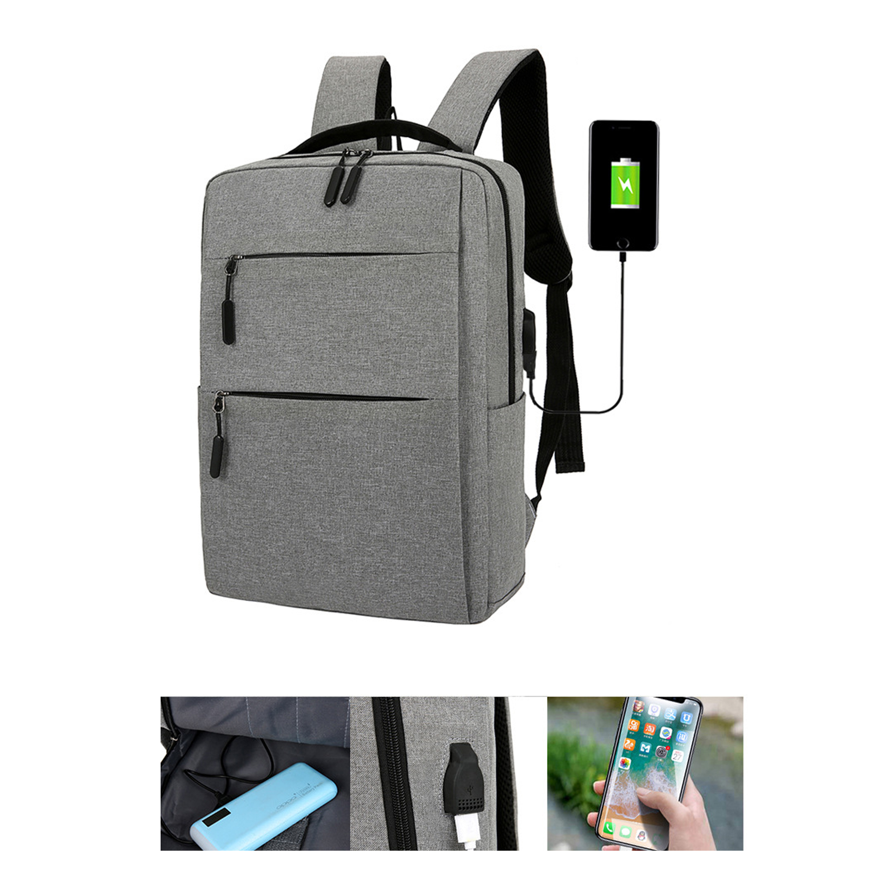 15.6" Travel Laptop Backpack Lightweight 2