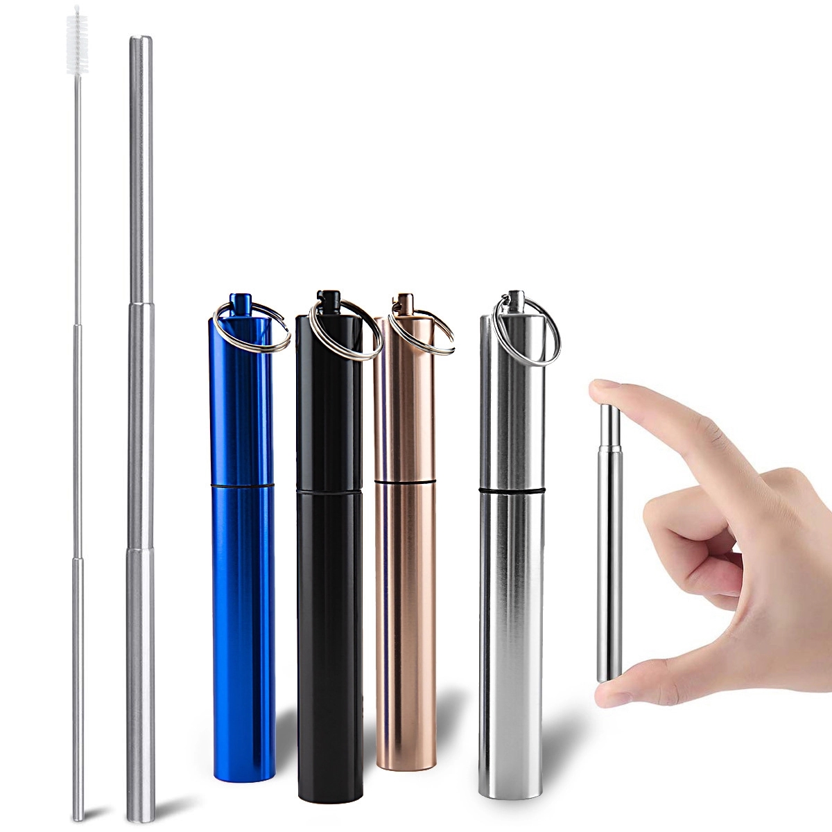 Reusable Stainless Steel Straw 2